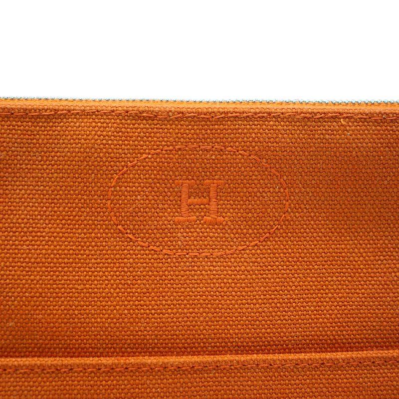 Hermes Bolide Pouch MM Canvas Orange — view 5