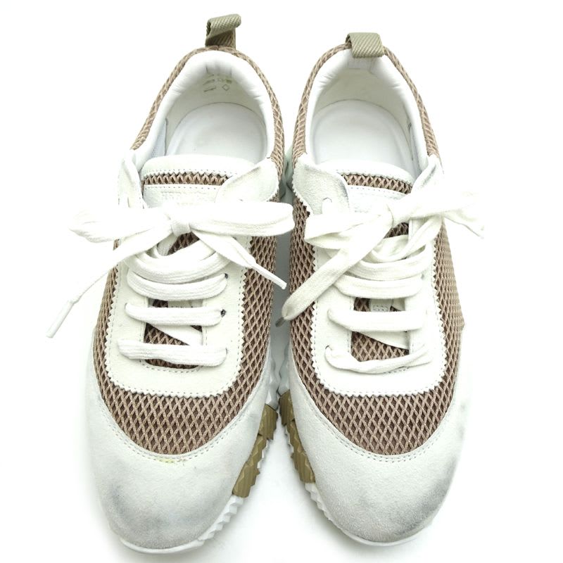 Hermes Beige Size 23.5 Sneakers — view 5