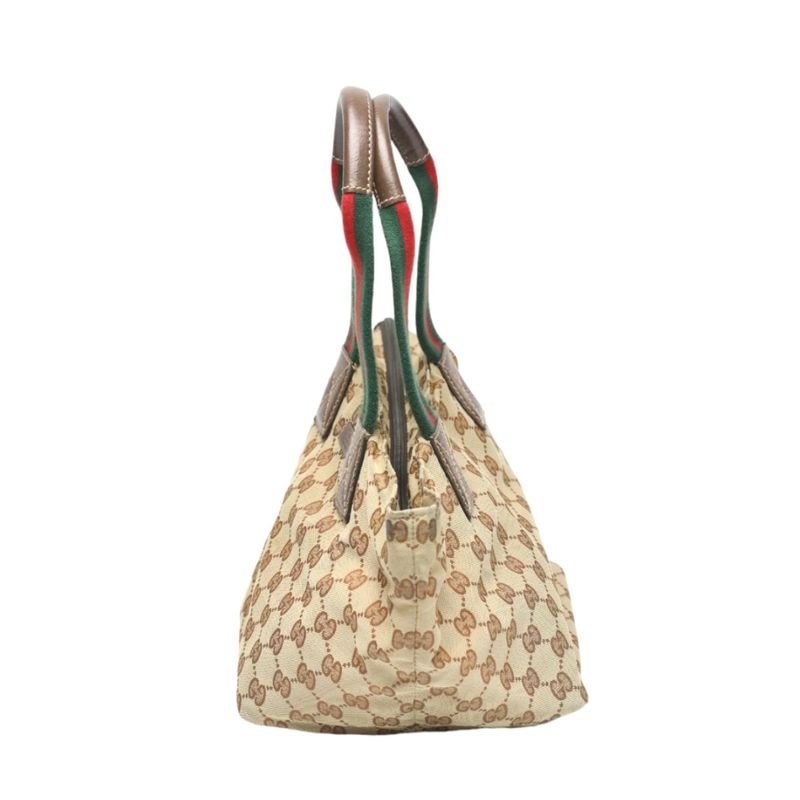 Gucci Tote Bag GG Canvas Handbag Beige — view 3