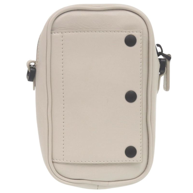 Bottega Veneta Reggello Leather Ivory Shoulder Bag White 0413 — view 2