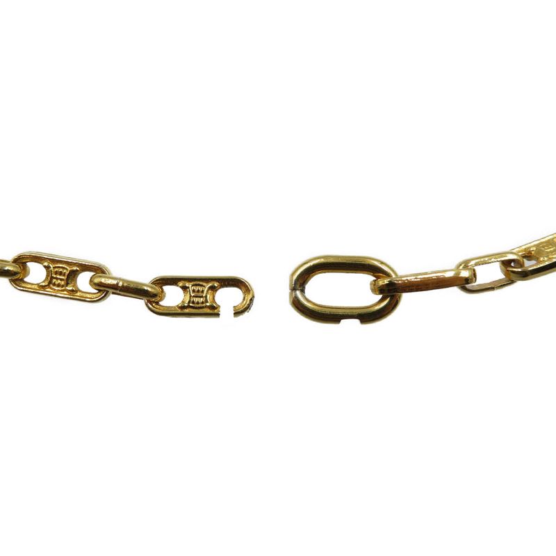 Celine Macadam Long GP Gold Necklace 0209 — view 5