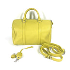 Louis Vuitton Handbag SC Bag PM Parnacea Leather Pistache Yellow — view 3