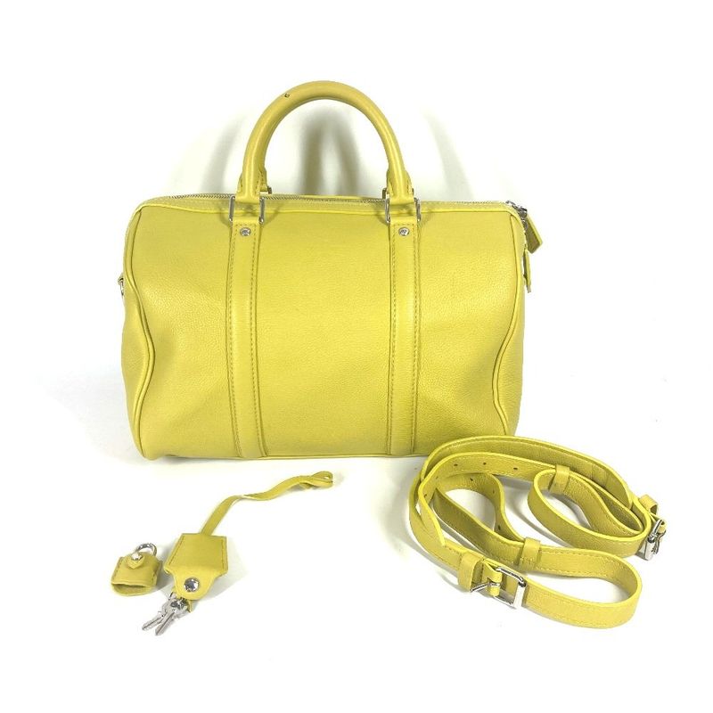 Louis Vuitton Handbag SC Bag PM Parnacea Leather Pistache Yellow — view 3