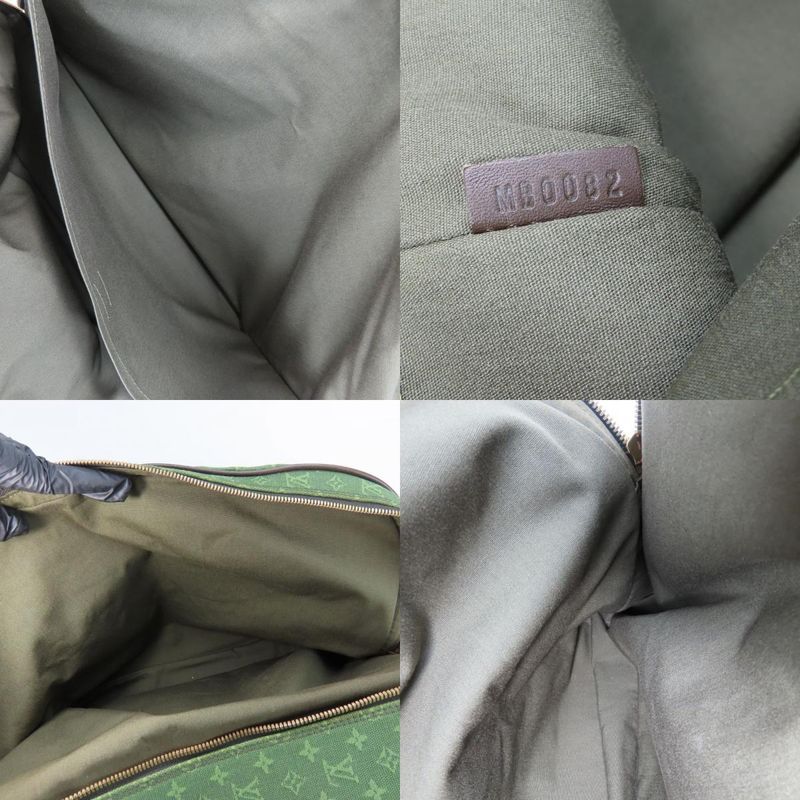 Louis Vuitton Boston Bag Claudine Monogram Mini Leather TST Khaki — view 8