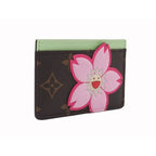 Louis Vuitton Tm Card Case Holdere Surple Cherry Blossom — view 4