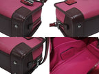 Loewe Amazona Micro Mini 2-Way Shoulder Bag Pouch Leather Pink Bordeaux Silver — view 8