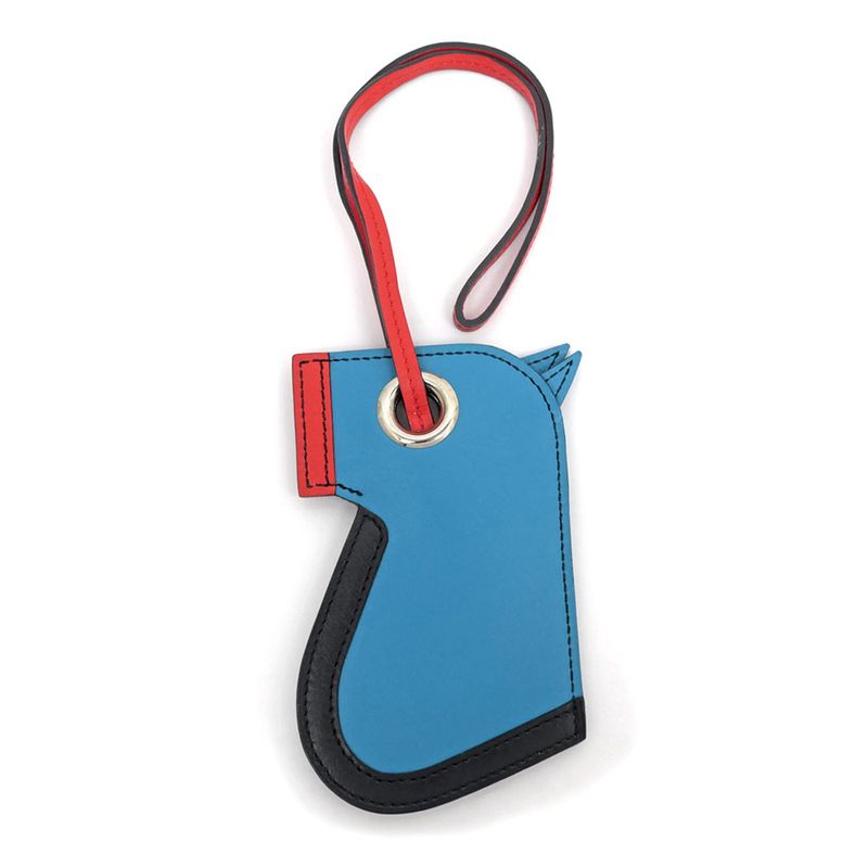 Hermes Camaille Bag Charm Blue-zanzibar Orange Poppy Blue-type — view 2