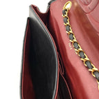 Chanel V-Stitch Flap Shoulder Bag Lambskin Black — view 9