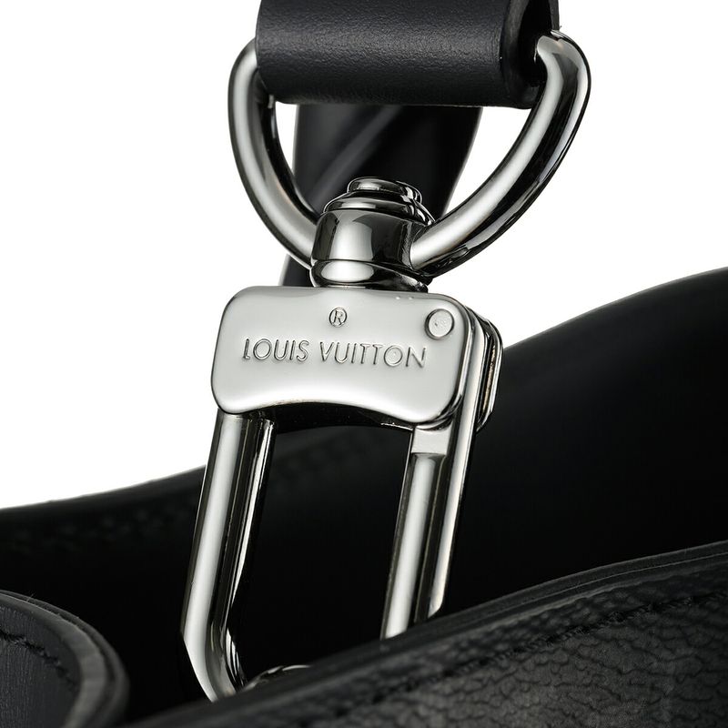Louis Vuitton Sac Plat Black Gray Tote Bag — view 8