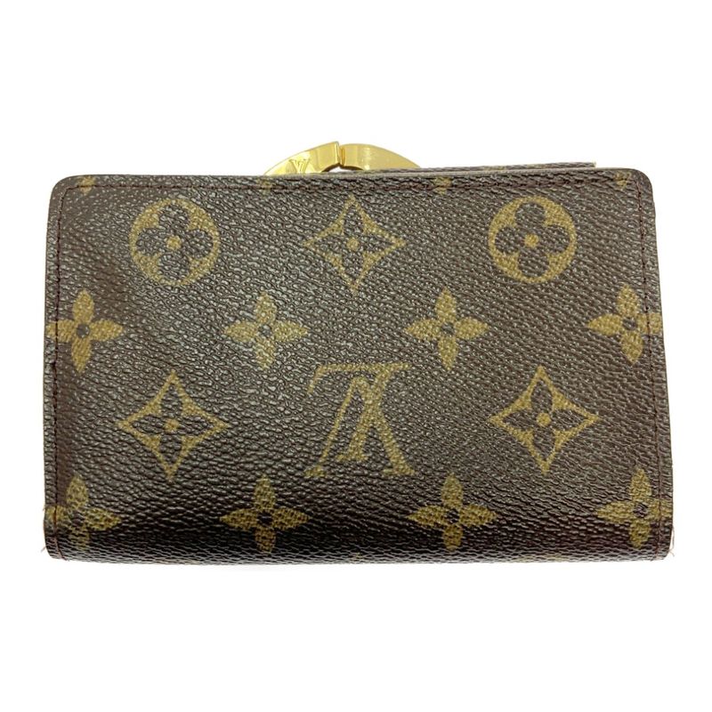 Louis Vuitton Monogram Porte Monnaie Vieviennois Brown Bifold — view 4