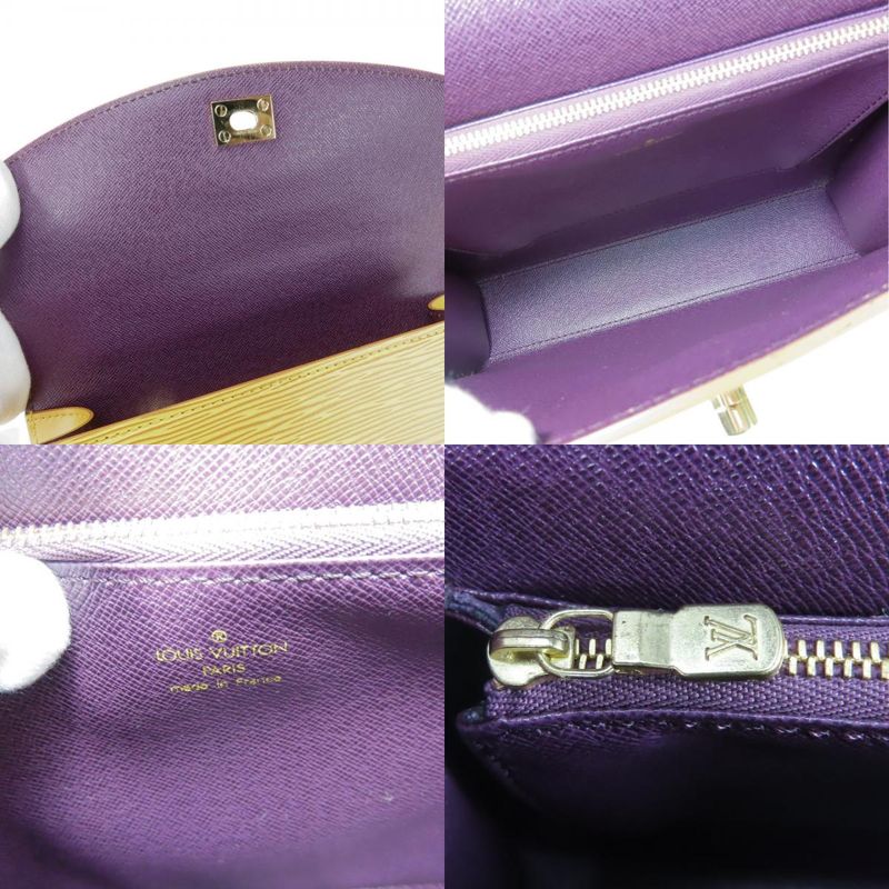 Louis Vuitton Handbag Malesherbes Epi Leather Yellow Gold Hardware Top — view 8
