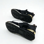 Louis Vuitton Run Away Line Monogram Sneakers Shoes Leather Fabric Suede Black — view 6