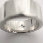 Gucci G Cut Ring Silver Jp 9 ag 925 S Rank — view 9