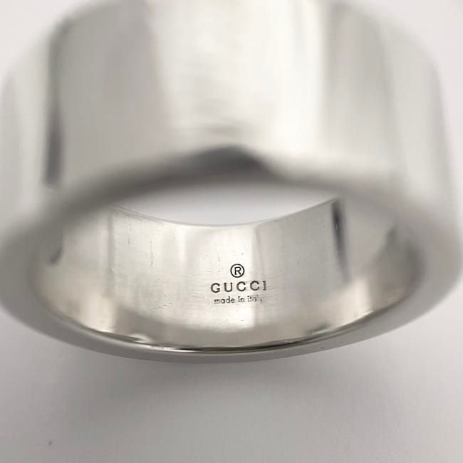 Gucci G Cut Ring Silver Jp 9 ag 925 S Rank — view 9