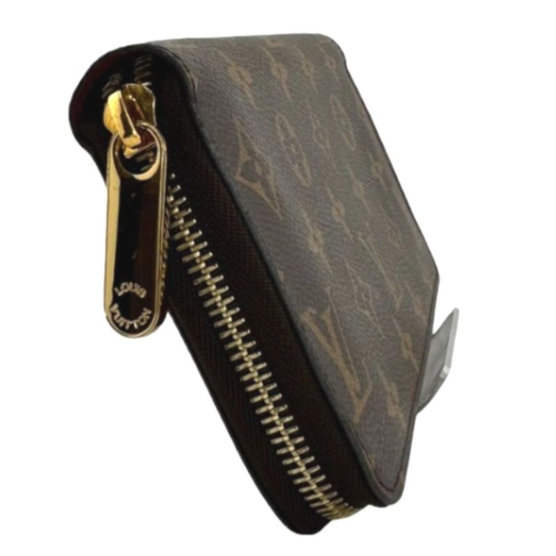 Louis Vuitton Monogram Round Zipper Fuchsia Long Wallet — view 4