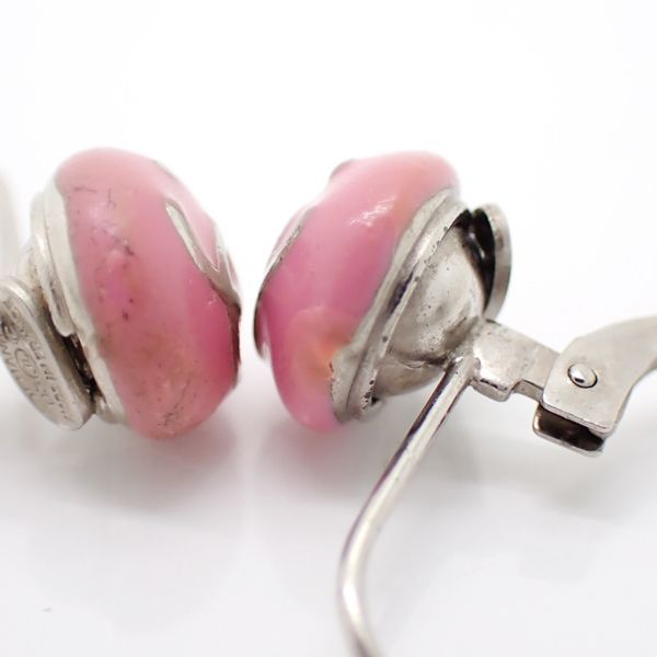 Chanel 03 C Silver 925 Pink Coco Mark Mini Hook Ball SV — view 8