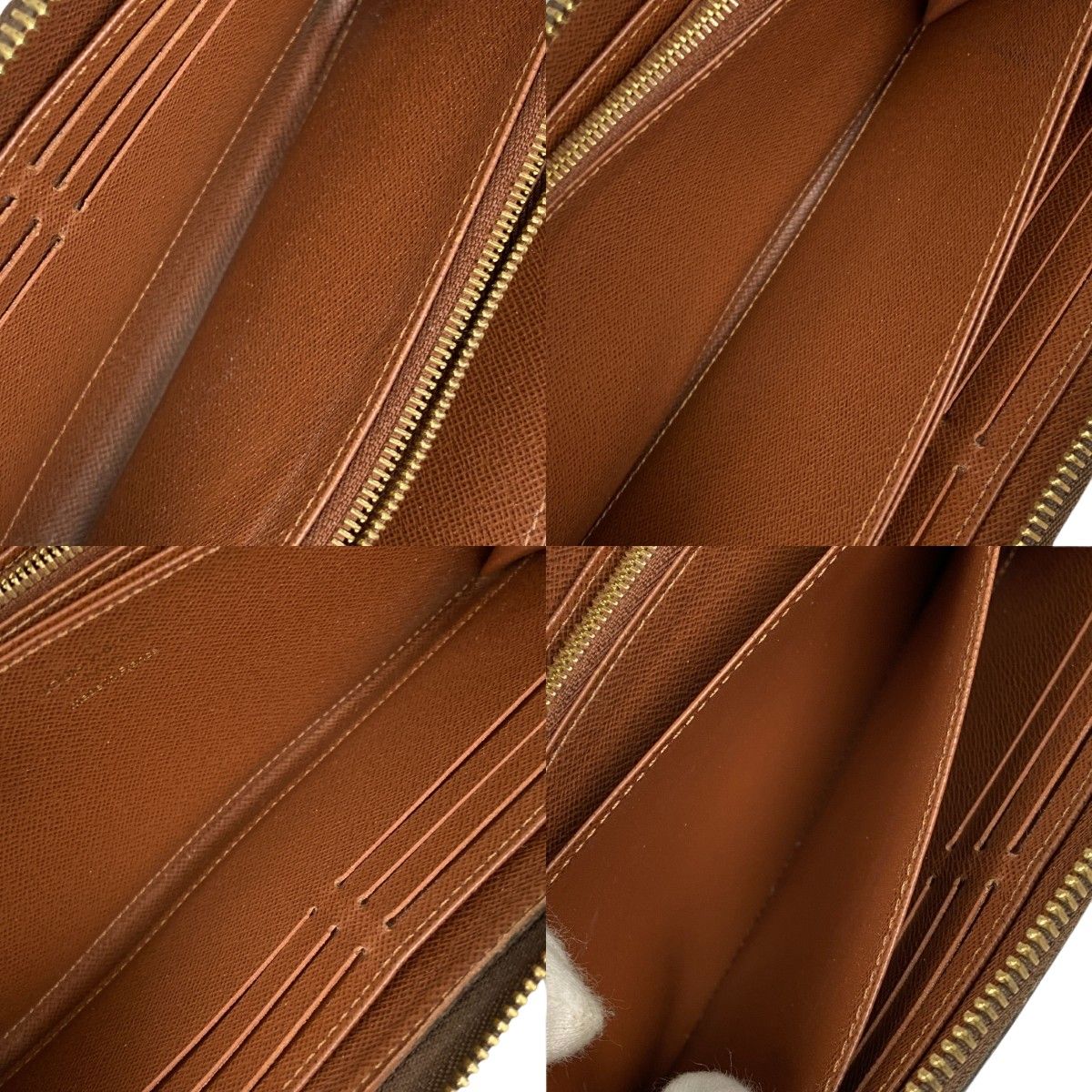 Louis Vuitton Long Wallet Monogram Zippy Brown — view 8