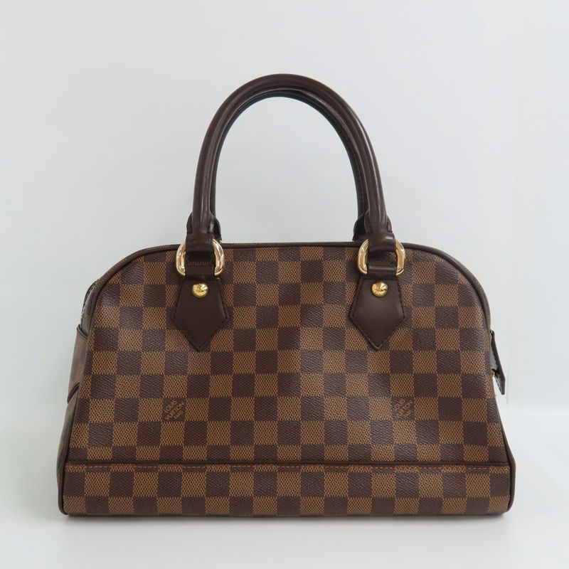 Louis Vuitton Duomo Damier Ebene Tote Bag Handbag Dome Shape — view 3