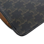 Celine Shoulder Bag Fon Black Brown Triomphe — view 6