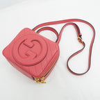 Gucci Blondie 2-Way Top Handle Bag Pink Leather — view 9