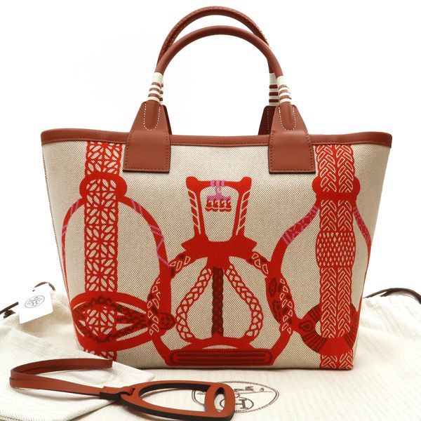 Hermes Steeple 25 Fantasy Detrier Toile Swift — view 3