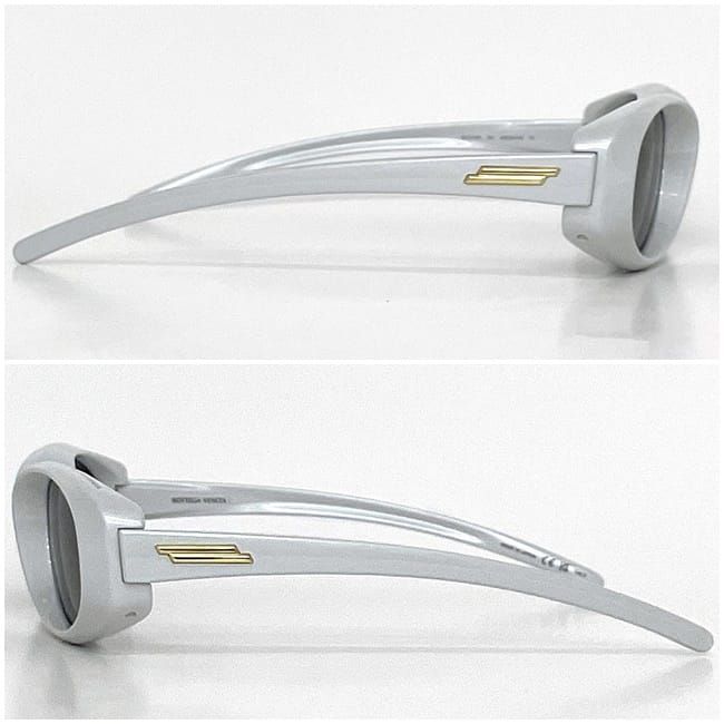 Bottega Veneta Sunglasses in White Black Bv1210 — view 2