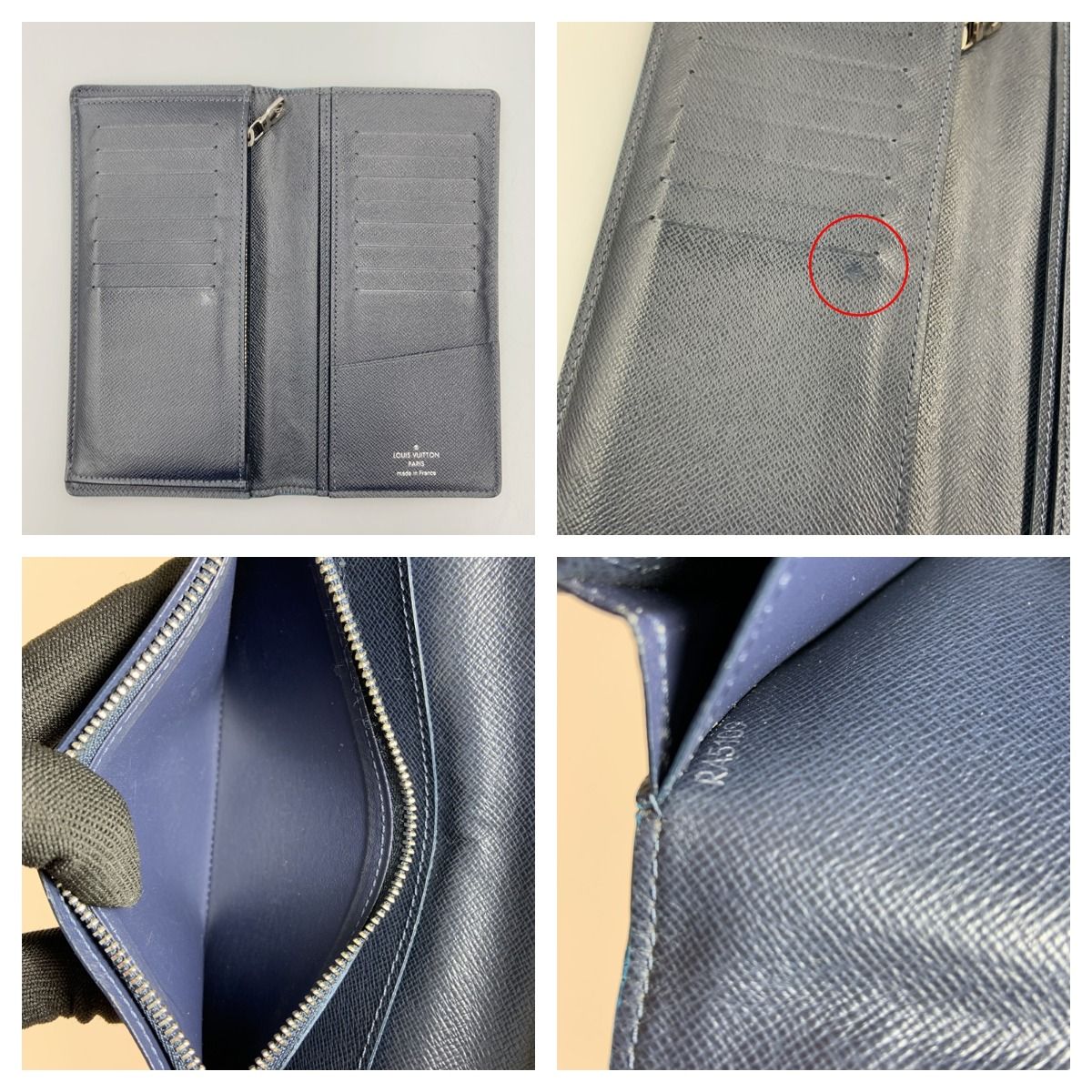 Louis Vuitton Taiga Portefeuille Brother Nm Bifold Long Wallet — view 6