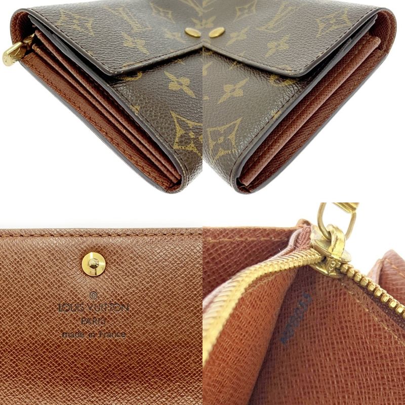 Louis Vuitton Monogram Portefeuille Sarah Brown Long Wallet — view 7