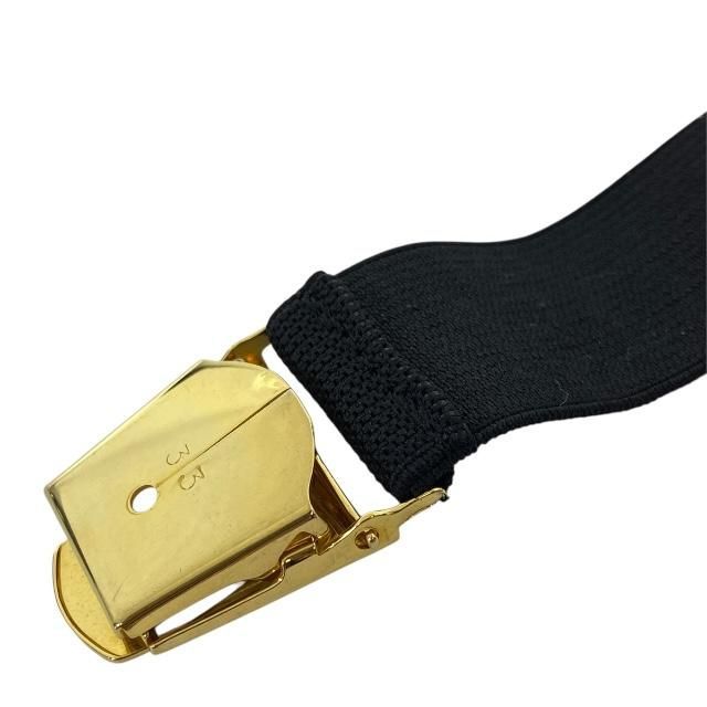 Chanel Armband Clip Accessory Small Logo Rubber GP Black — view 8