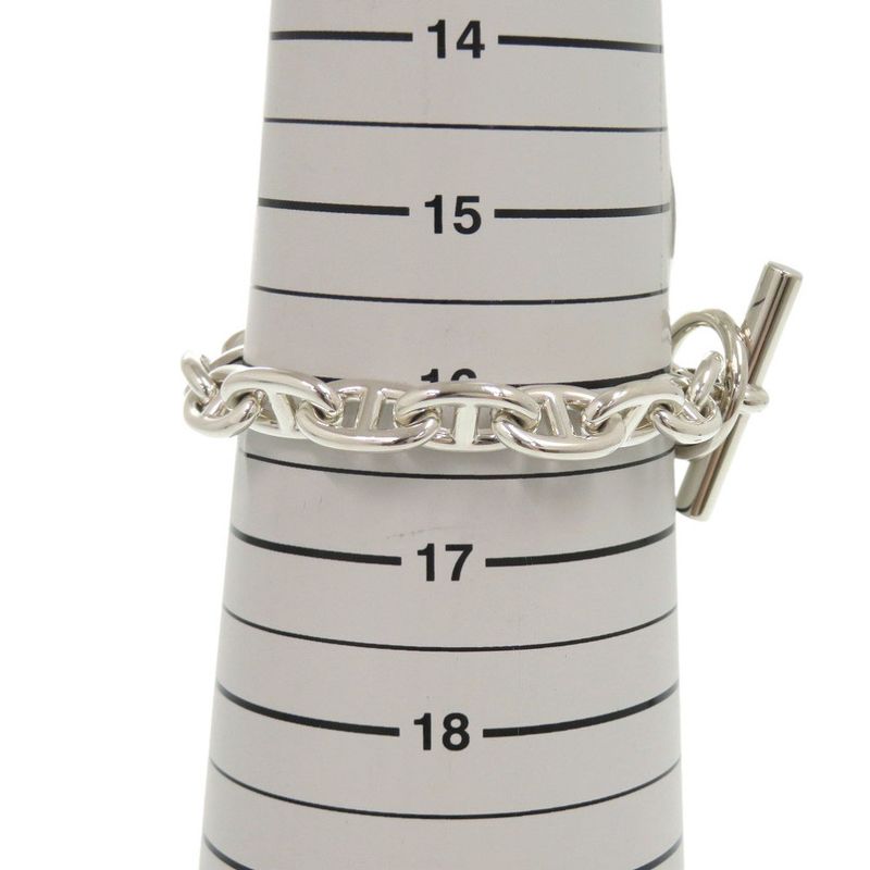 Hermes Chaine D'ancre MM 15 Frames Silver 925 Bracelet 1688 — view 6