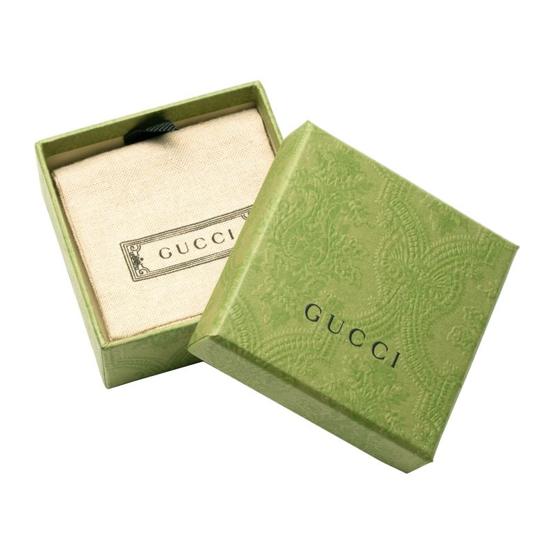 Gucci Ring Double G Silver Black — view 6