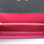 Louis Vuitton Taurillon Portefeuille Capucines Long Wallet Black — view 8
