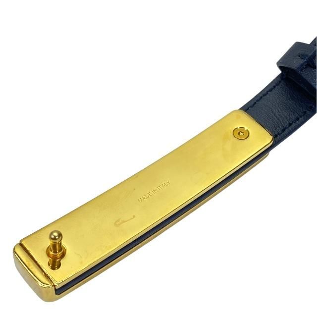 Christian Dior I Love Paris Belt Slim Small Heart Pattern Logo Total Leather — view 4