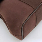 Hermes Handbag Valparaiso PM Brown Canvas — view 7