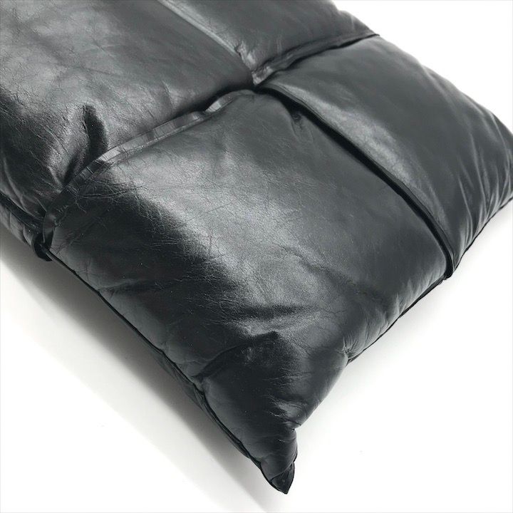 Bottega Veneta Intrecciato Maxi Clutch Second Black Leather — view 4