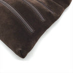 Gucci Suede Triple Zipper Vintage Shoulder Bag Brown — view 5
