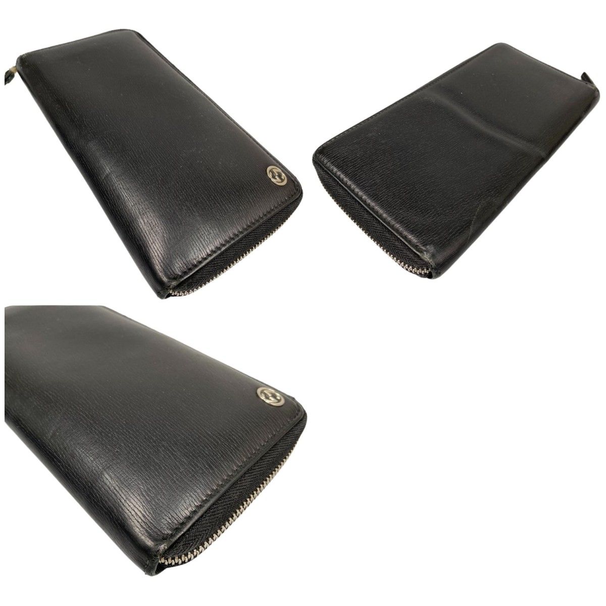Gucci Round Zipper Long Wallet Interlocking G Shape Softening Yes — view 4