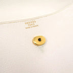 Hermes Vaugo River White Gold Hardware 00 Vintage Shoulder Bag — view 9