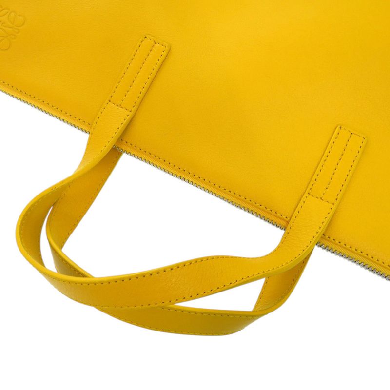 Loewe Anagram A4 Leather Yellow Business Bag 1903 — view 3