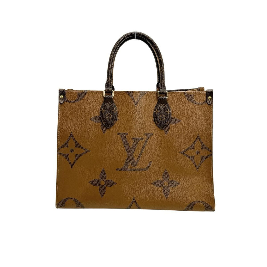Louis Vuitton Monogram Giant Reverse Handbag On The Go MM Tote Bag — view 2