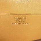Hermes Bearn Souffle Vota Delacto Paille Gold Hardware Engraved A Long — view 8