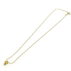 Christian Dior GP Rhinestone Faux Pearl Necklace Gold — view 5