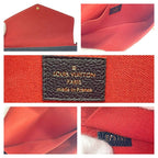 Louis Vuitton Monogram Empreinte Pochette Felicie Marine Rouge — view 9