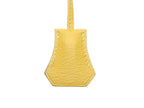 Hermes Clochette Cadena Key Set Taurillon Novillo Jaune Naple Gold — view 4