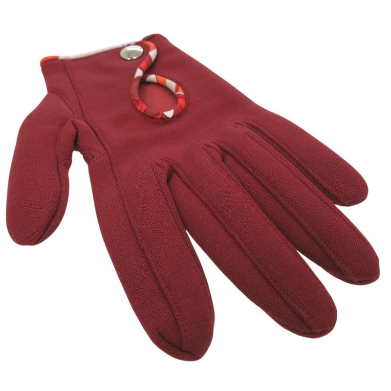 Hermes Selye Gloves Silk Cotton Dahl Cles Dd 0488 — view 4
