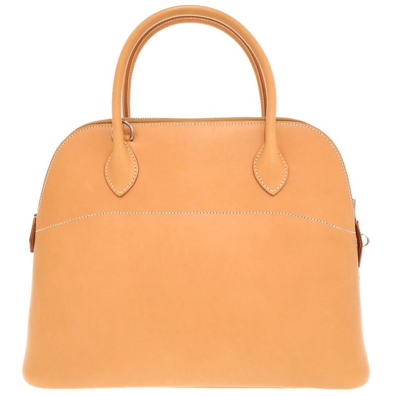 Hermes Bolide 31 Vaux Chamonix Natural Silver Hardware Handbag — view 2