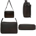 Prada Messenger Bag Brown Shoulder Saffiano — view 3