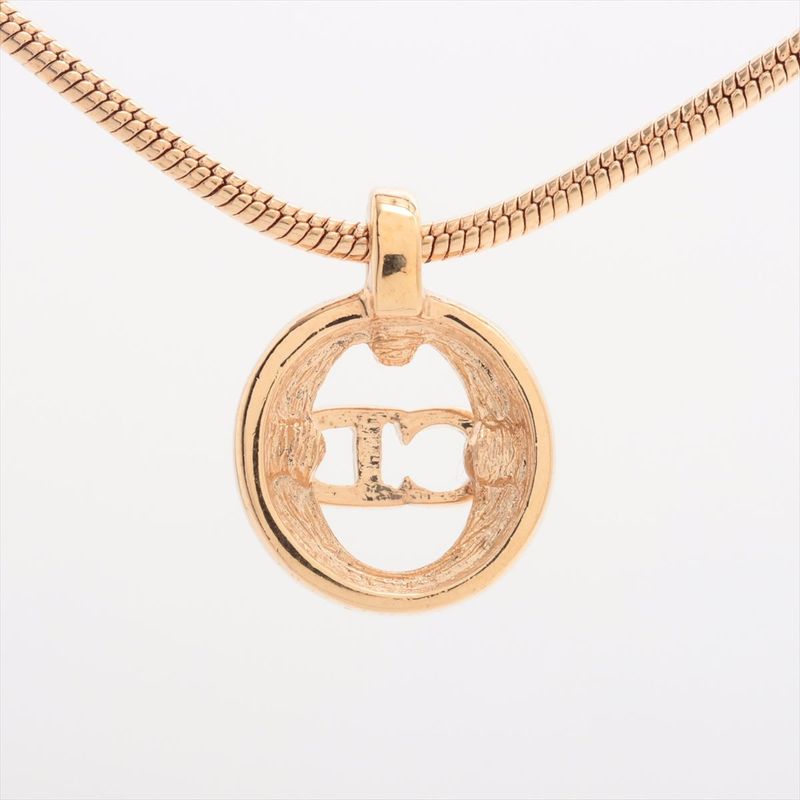 Christian Dior CD Logo Necklace GP — view 8