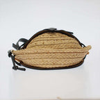 Loewe Gate Raffia Shoulder Bag Naturalblack — view 4