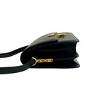 Celine Vintage Carriage Hardware Horseshoe Leather Semi